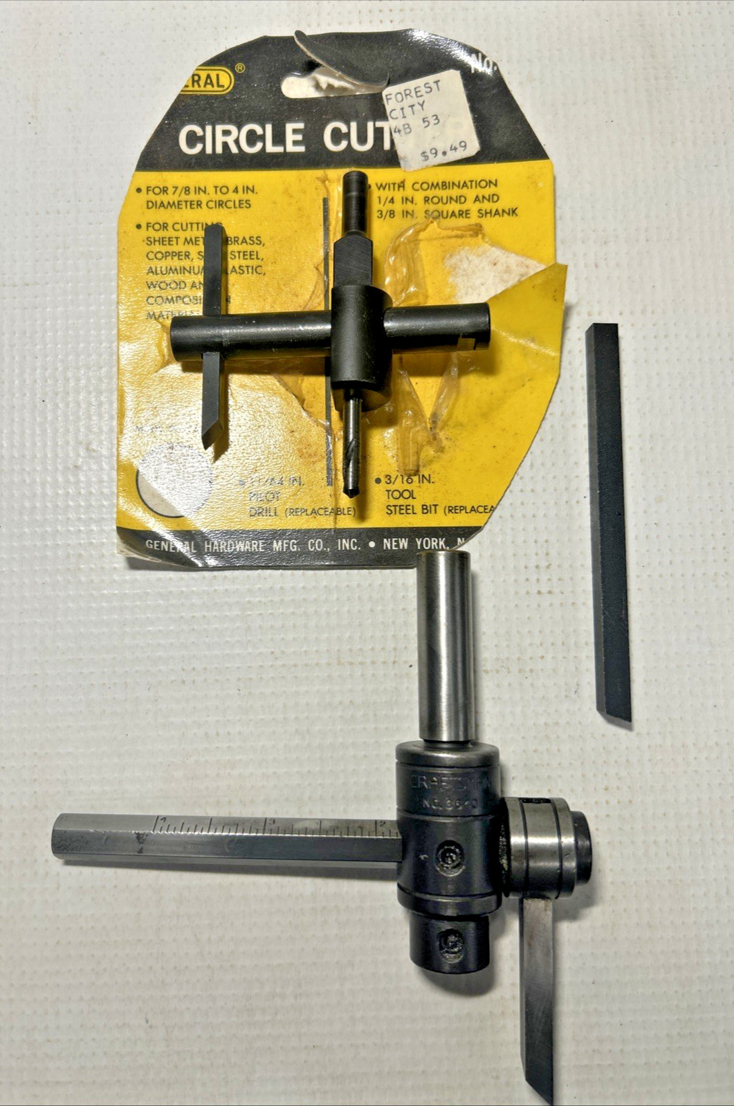 Lot General No. 4 & Craftsman No. 3840 Tool Center Drill & Circle Hole Cutter