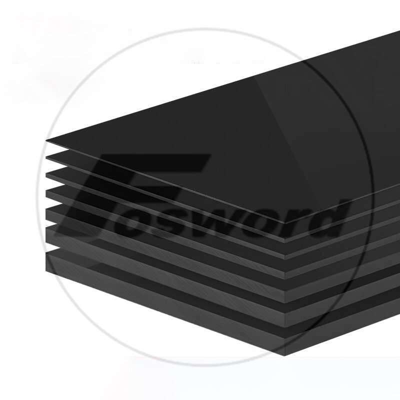 Black POM Sheet Engineering Plastic Polyformaldehyde Plate Thickess 2mm -50mm