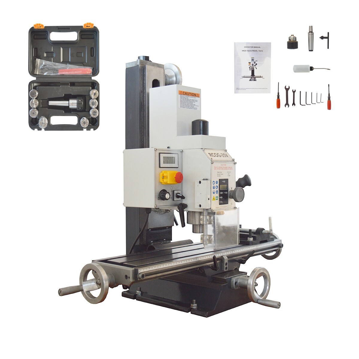 1100W TECHTONGDA® Brushless Motor Milling and Drilling Machine 110V DIY Lathe