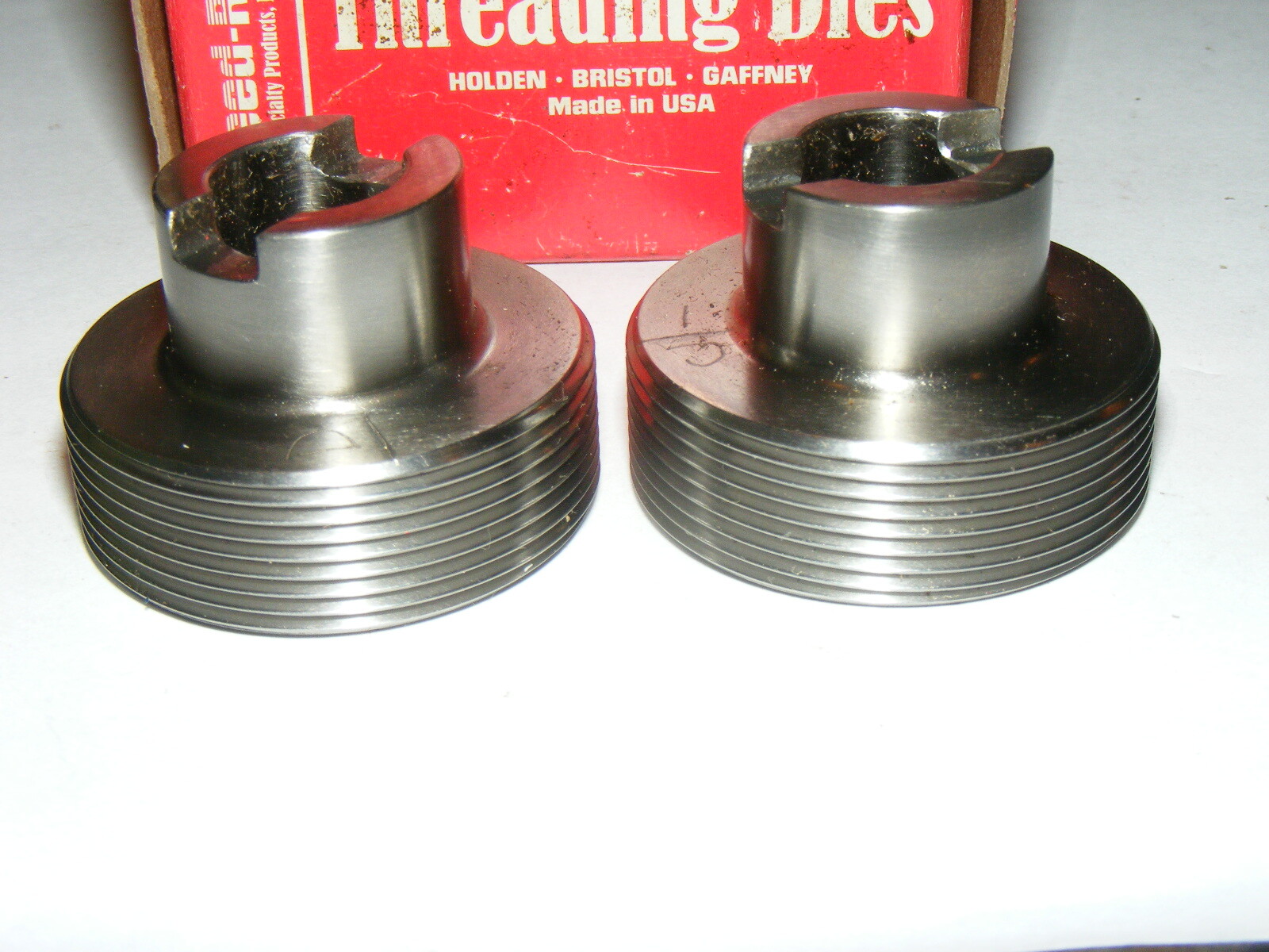 Reed Thread Roll Rolling Dies 13/16 – 18 UNRS – NICE CONDITON – READ (a)