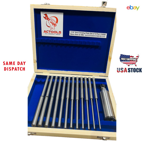 Sioux Valve Seat Grinder Pilot 12 Pcs Set 4,4.5,5,5.5,6,6.5,7,8,9,10,11,12mm