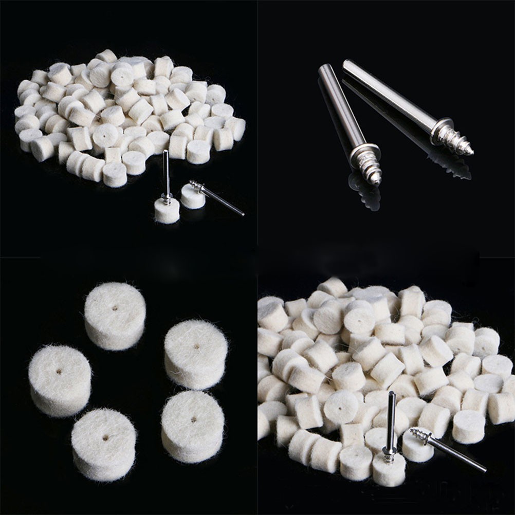 102 in Buffing Wheel Polishing Pads Rotary Kit for Bench Grinder