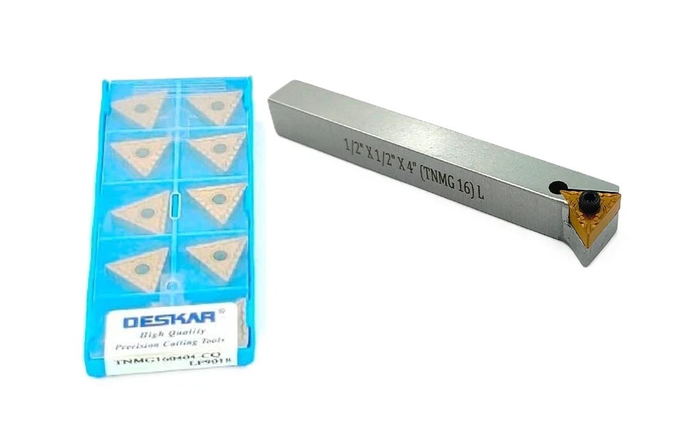 Indexable Tool Bit 1/2″ Shank & Turning Tool Inserts for Fly Cutter