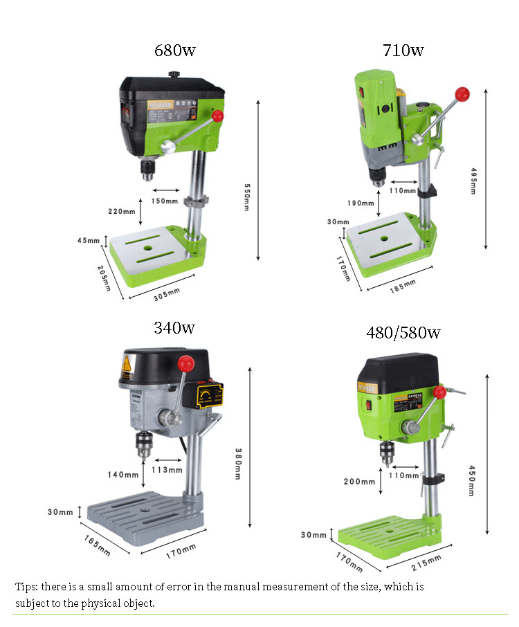 Mini High Speed Precision Bench Drill Drilling Milling Machine+Workbench+vice