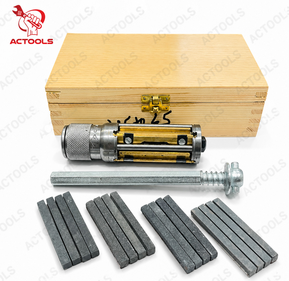 Cylinder Engine Hone Kit 45mm To 65mm Honing Machine + 4 set Honing Stones USA