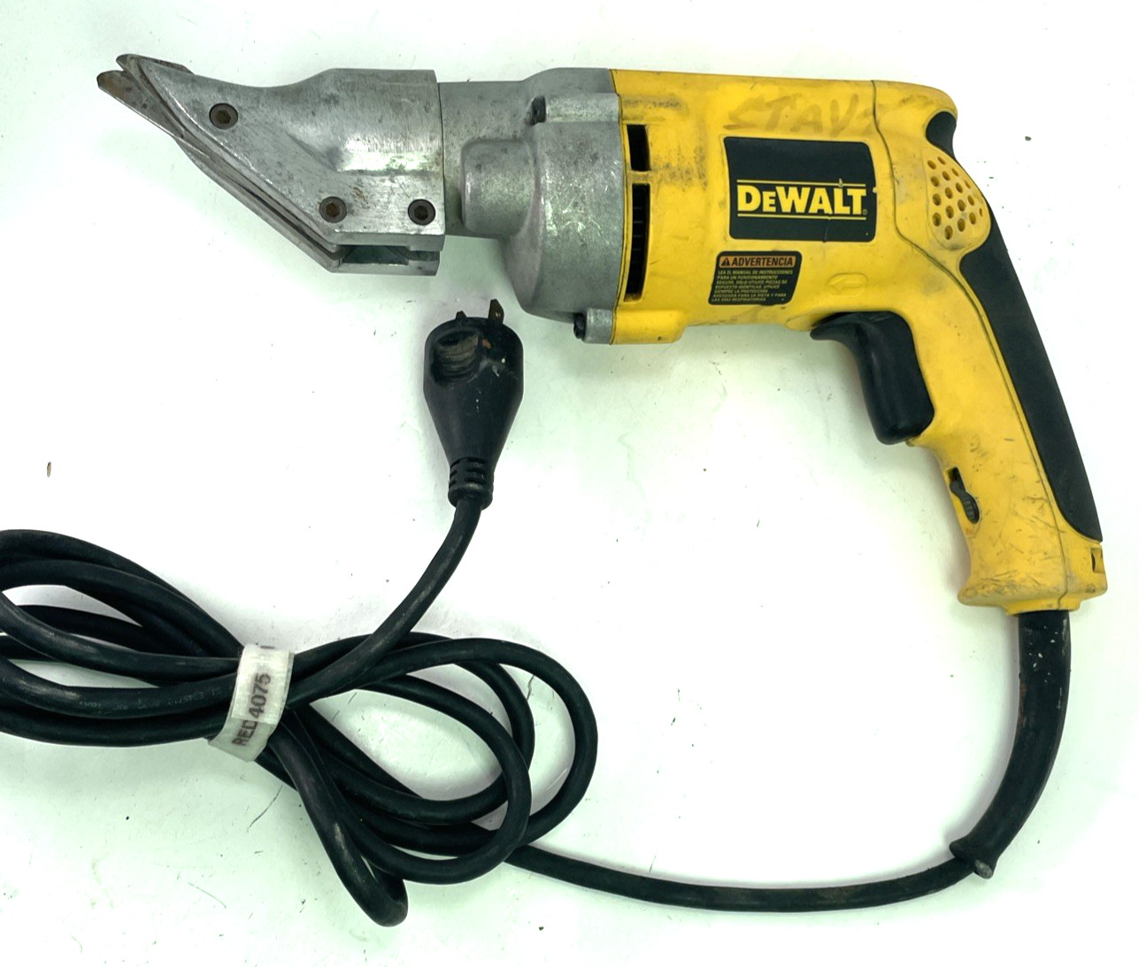 DEWALT DW890 Corded Heavy-Duty 18 Gauge Corded Swivel Head Sheet Metal Shears