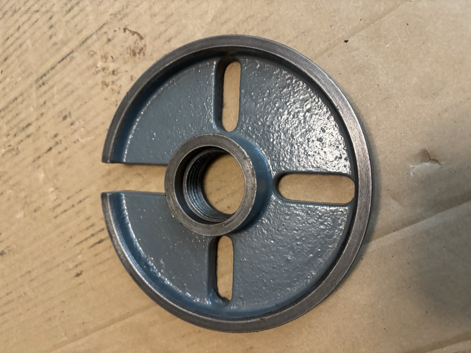 6” Diameter South Bend 9/10K Slotted Faceplate, Lathe, South Bend 9″,