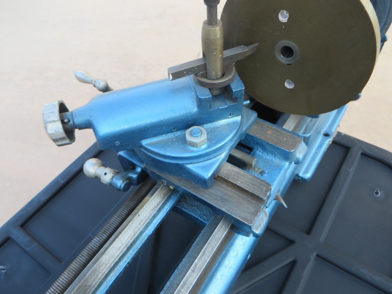 Vintage Craftsman Mini Lathe 1930s Blue