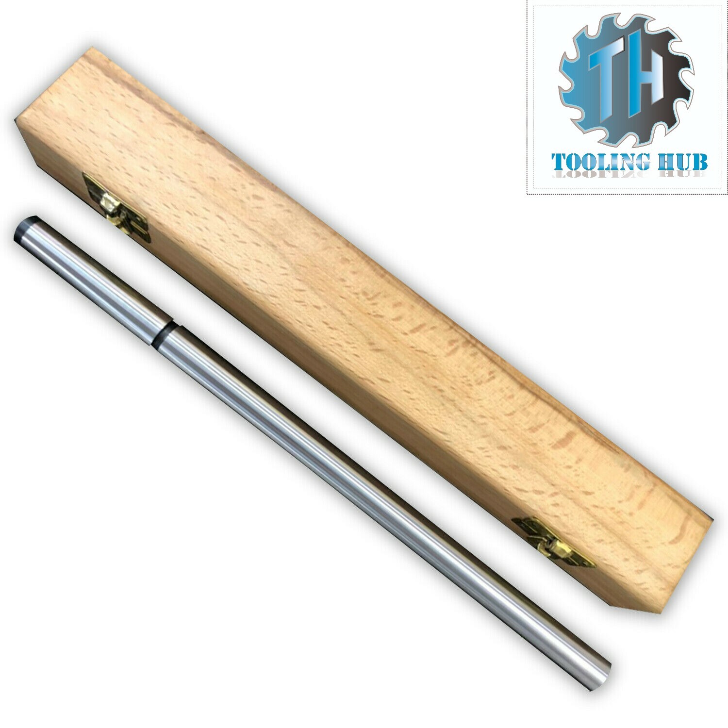 3MT Lathe Alignment Test Bar MT3 O.A.L 13-3/16 Inch 283mm Alloy Steel Wooden Box