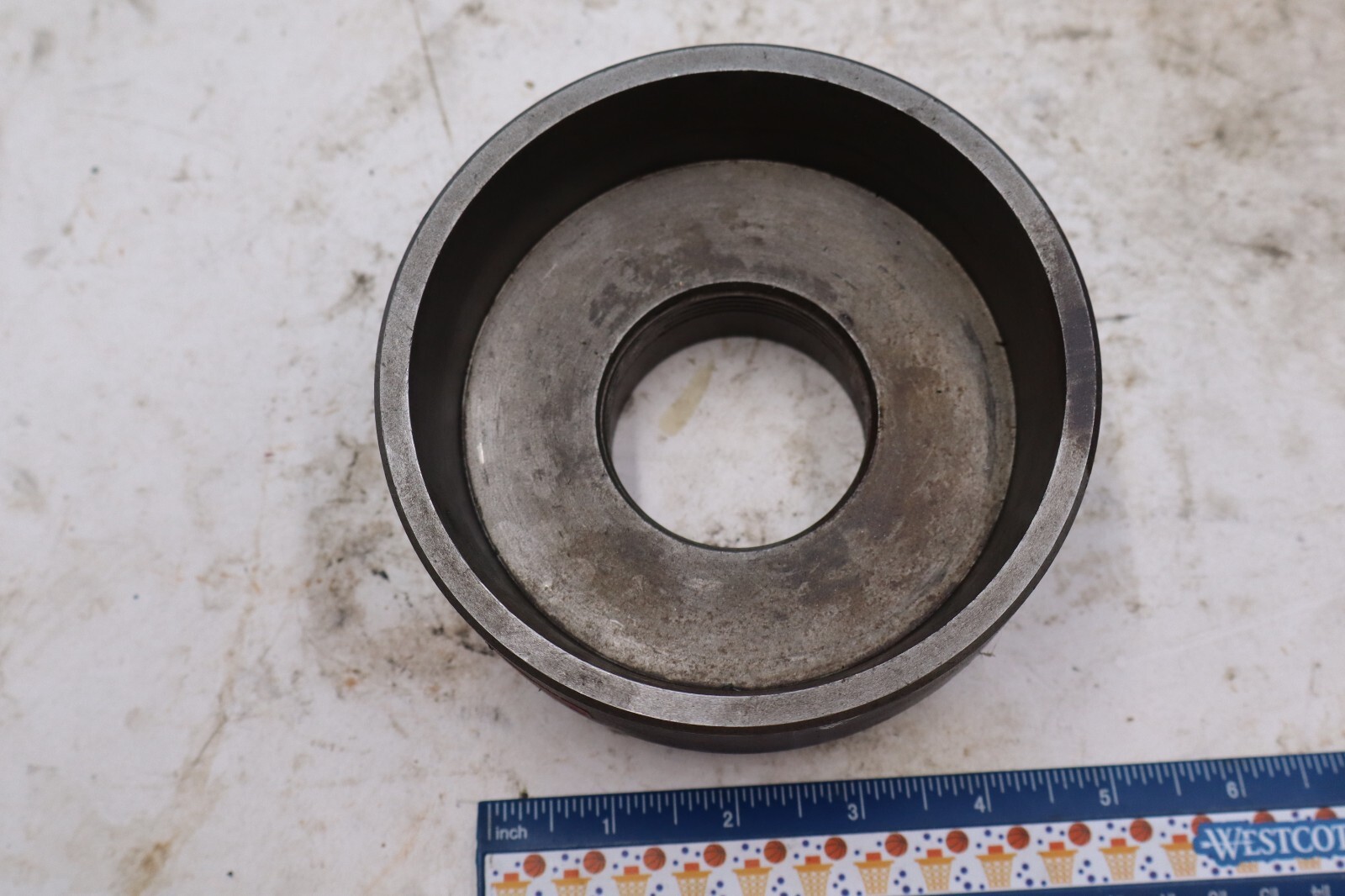 Hardinge 5C Step Chuck Closer 4.0″. Threaded but unsure of pitch. free returns.
