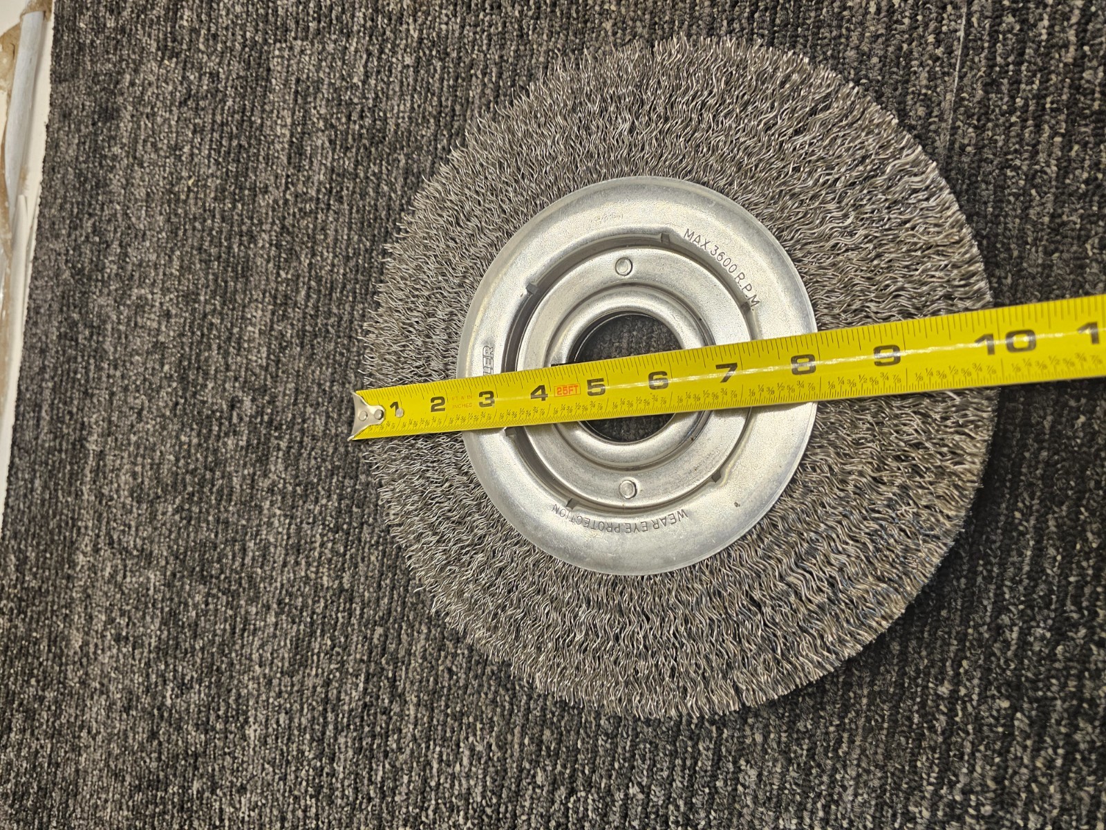 Weiler 3600 RPM Wire Wheel Brush
