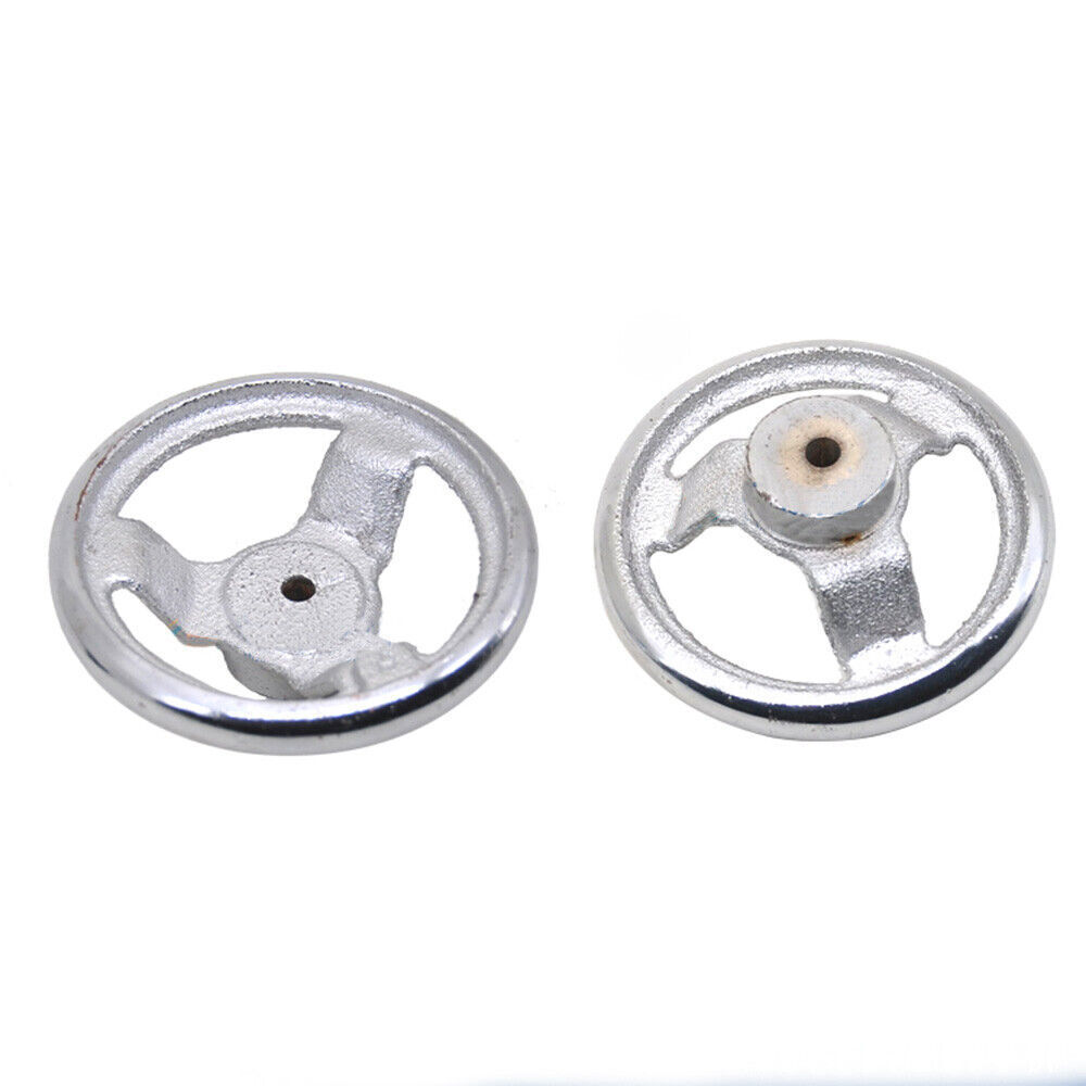 3″ – 16″ Round Iron Hand Wheel Chrome Plated Handwheel for Milling Machine Lathe