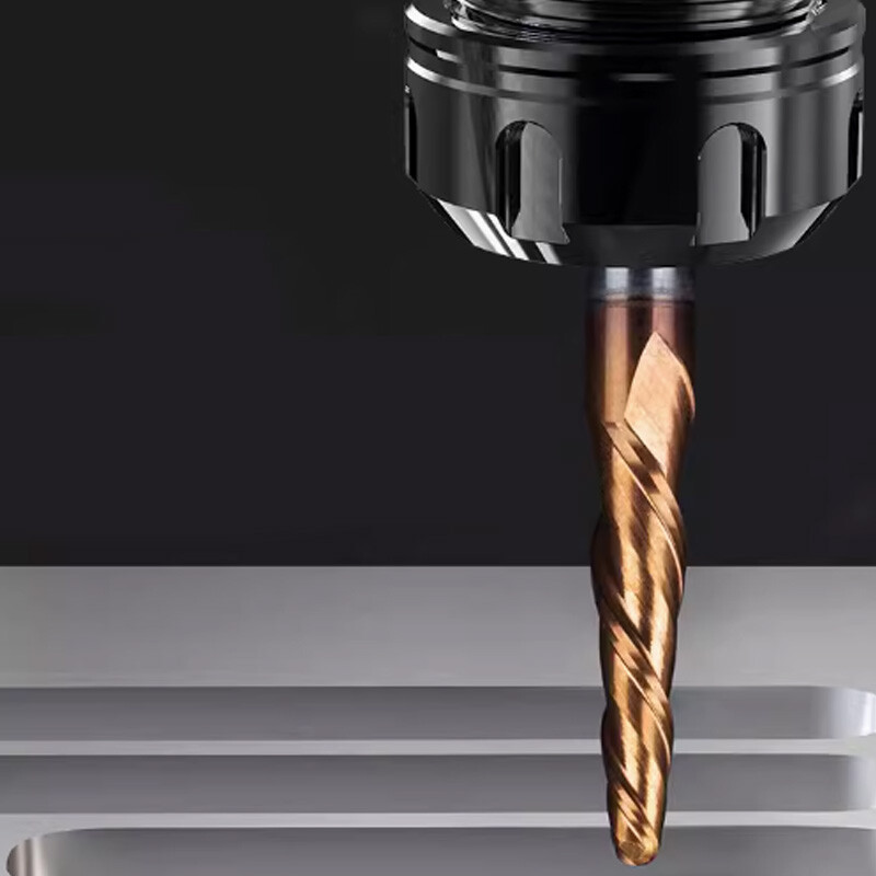 Solid Carbide Taper Ballnose End Mill Ball Nose End Mill Router Bit TiSiN Coated