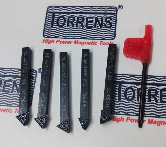 Indexable Carbide Insert Lathe Tools Combo 10mm – 3/8″ For Unimats Emcos Mifords