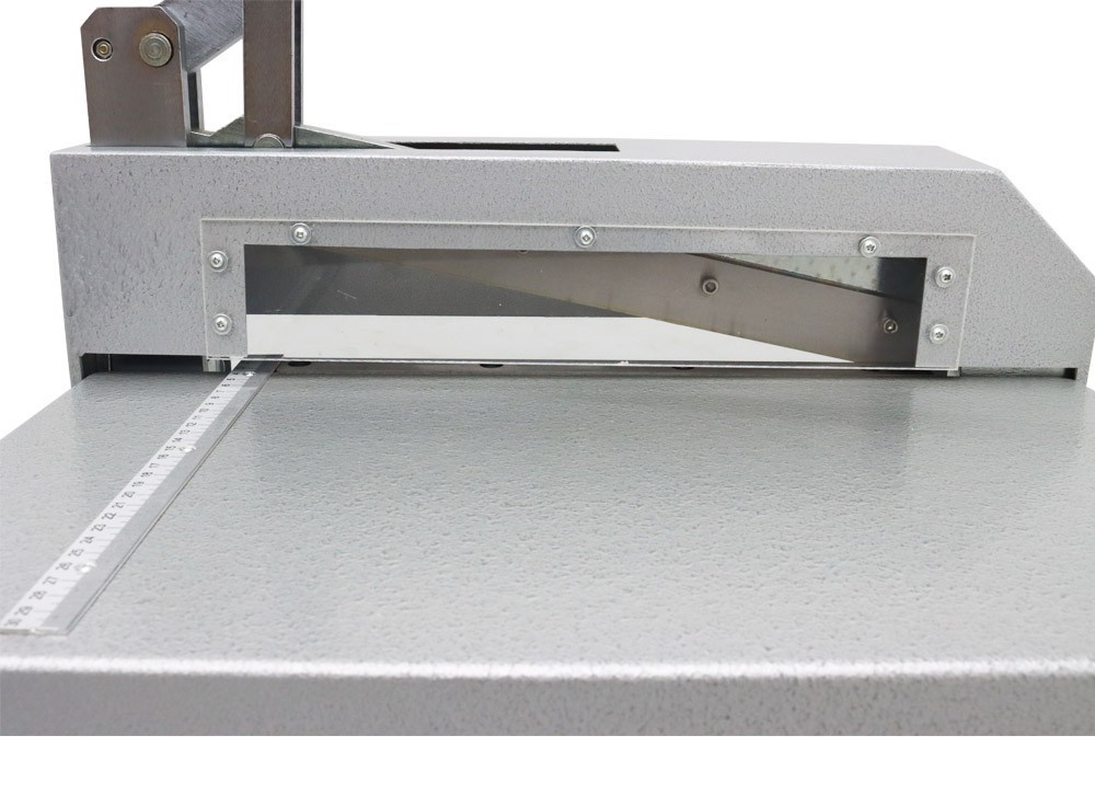 Manual Sheet Metal Cutter 12.6 Inch Feeding Size For Copper Aluminum PCB Plastic