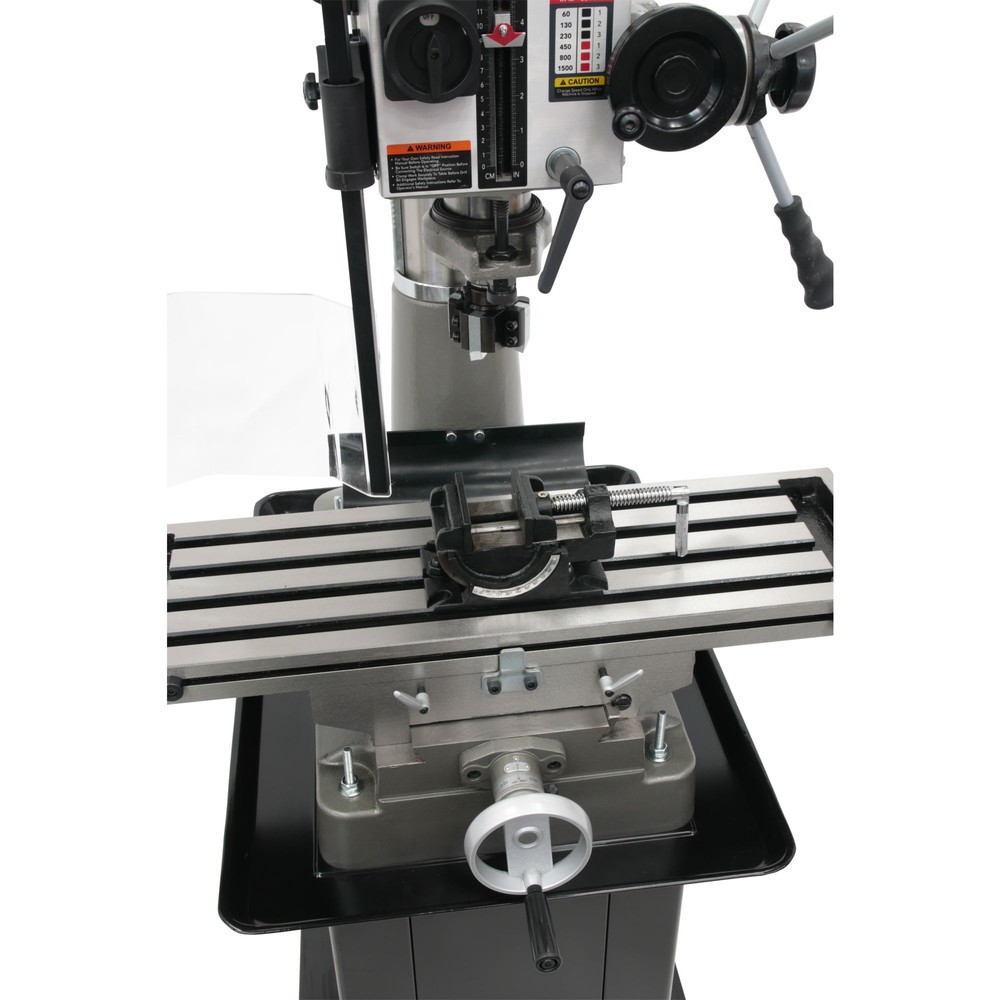 JET 351140 Heavy-Duty JMD-40GH Geared Head Mill Drill with Newall DP700 New