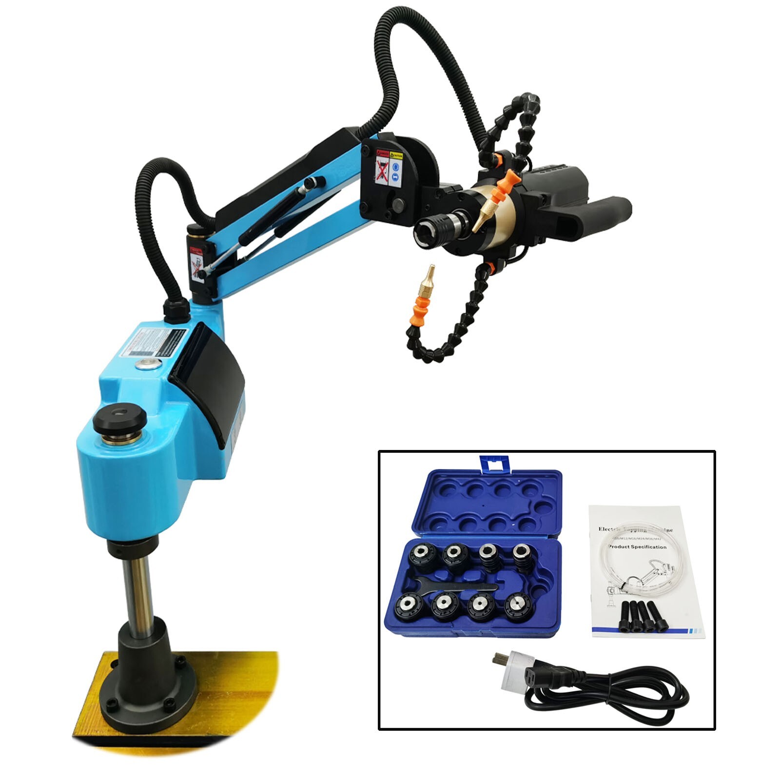 AC220V M3-M16 Universal 360° Electric Touch Tapping Machine 600W(0.8HP)
