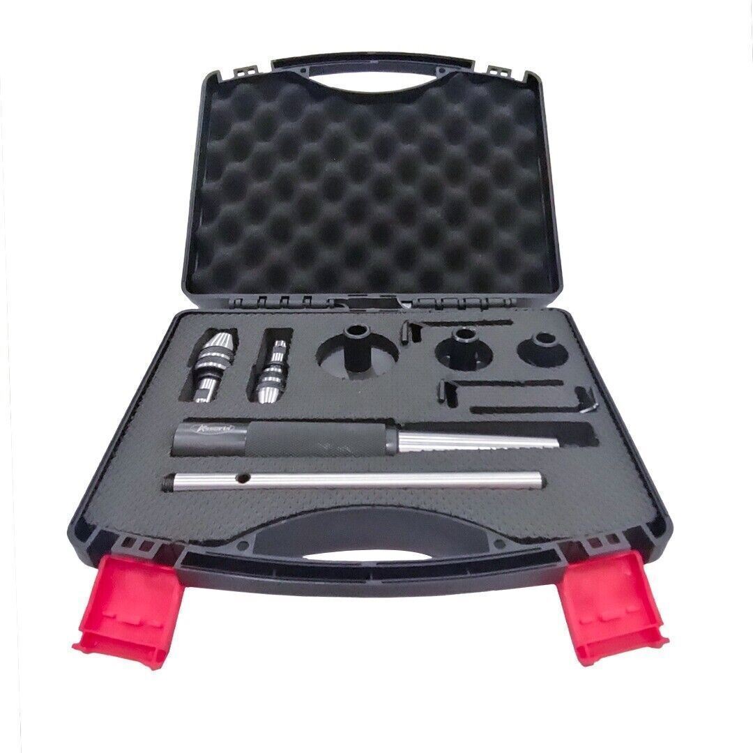 AD International Tapping, reaming & Threading die Holder Set in Plastic Suitcase