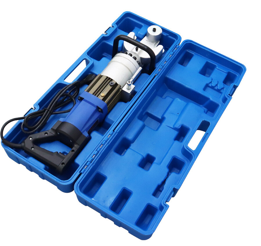 220V Powered Bending Machine Rebar Bender Device Industrial w/Portable Box – New