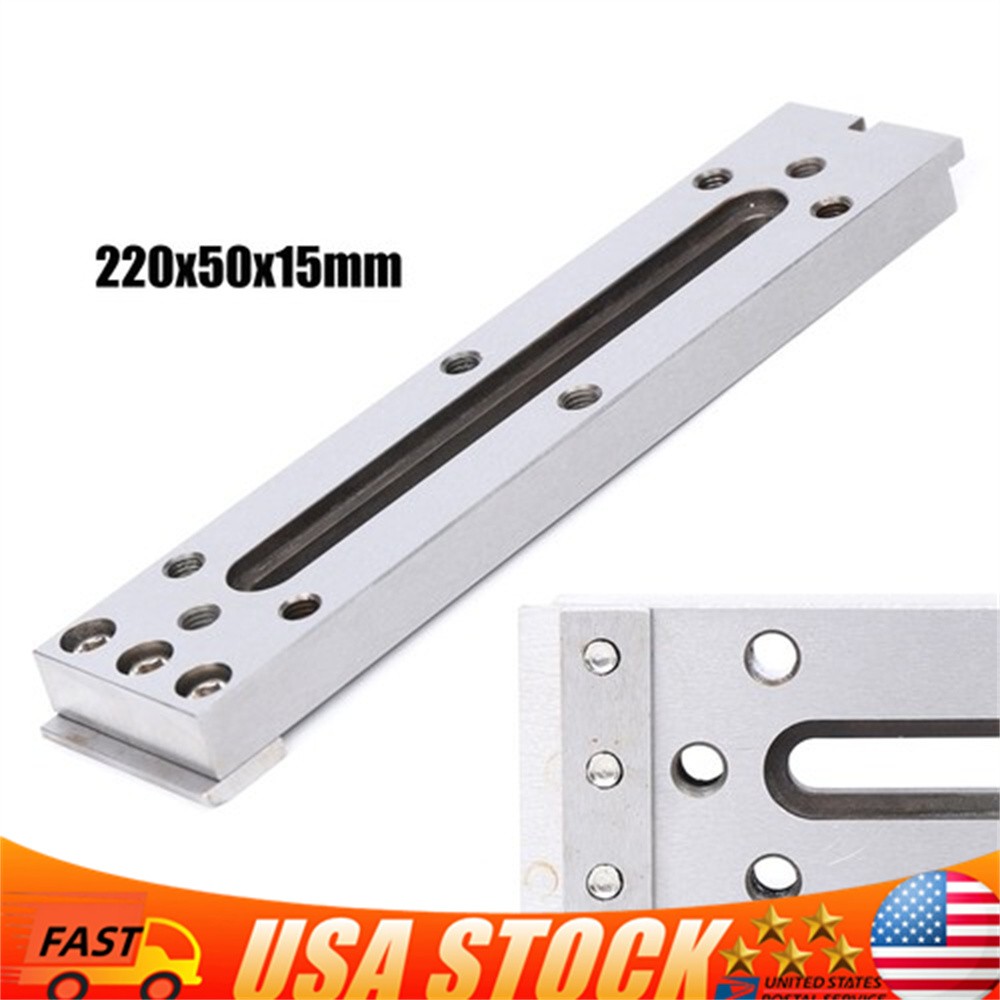 CNC Wire EDM Fixture Board Stainless Jig Tool For Clamping Leveling 220x15x50mm