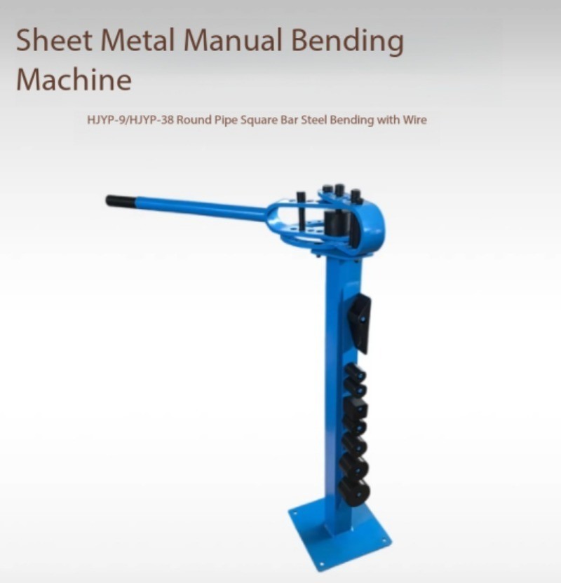 Floor-Standing Metal Bending Machine Manual Bench-Top Pipe Bender Flat Steel