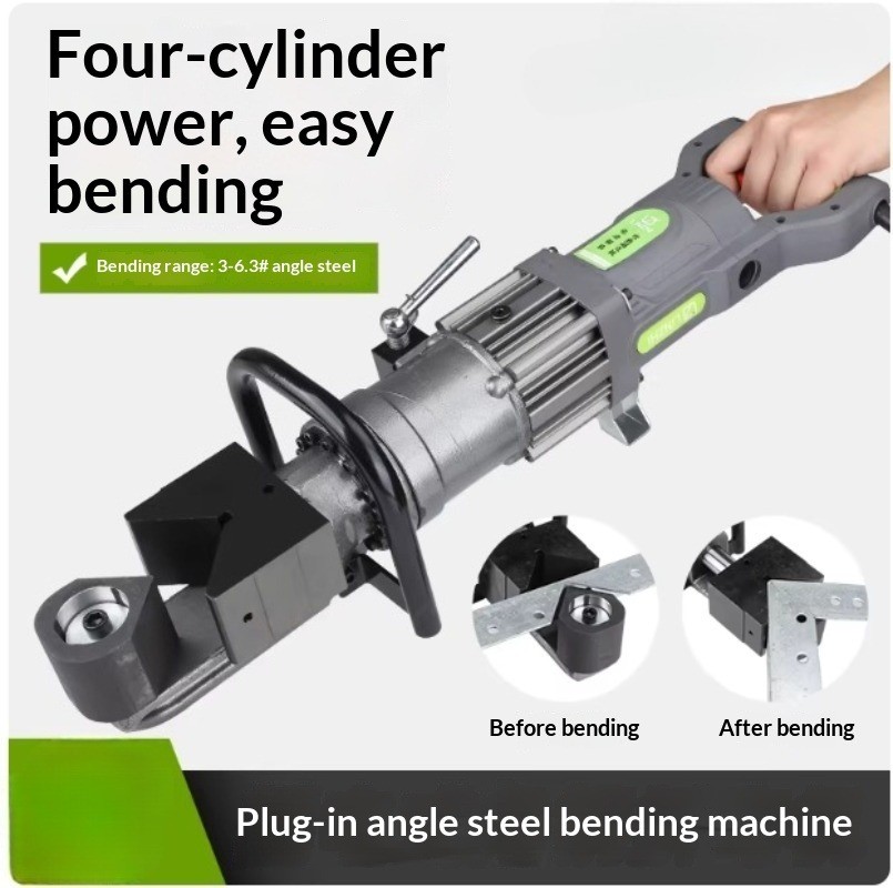 Four-Cylinder Power Electric-Hydraulic Angle Steel Bending Machine JP60-1