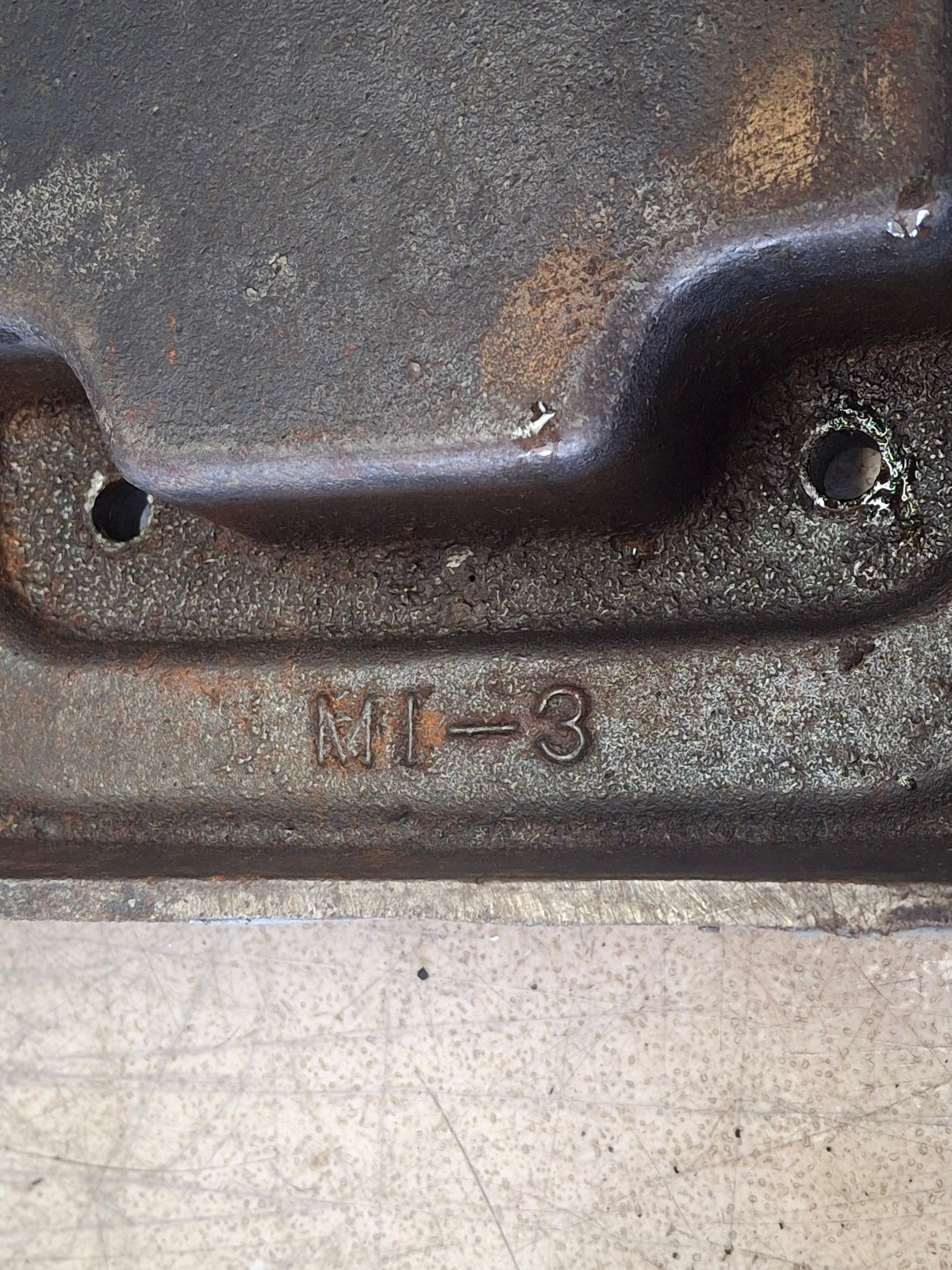 Atlas MFC Milling Machine Base Stand Body Housing Casting M1-3