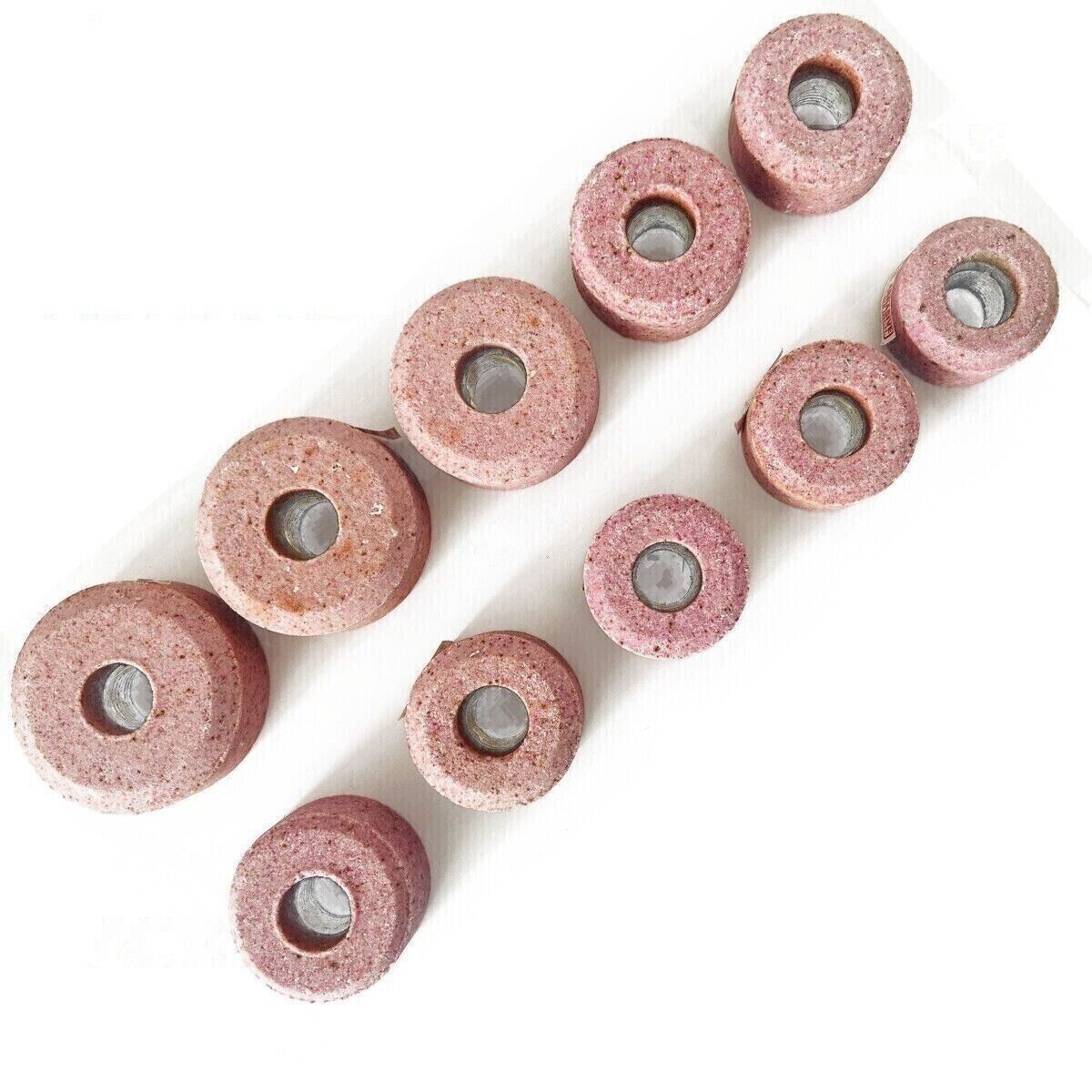 Sioux Valve Seat Pink Grinding Wheels Set 10 Pcs Stone Holder Star Drive 11 16″