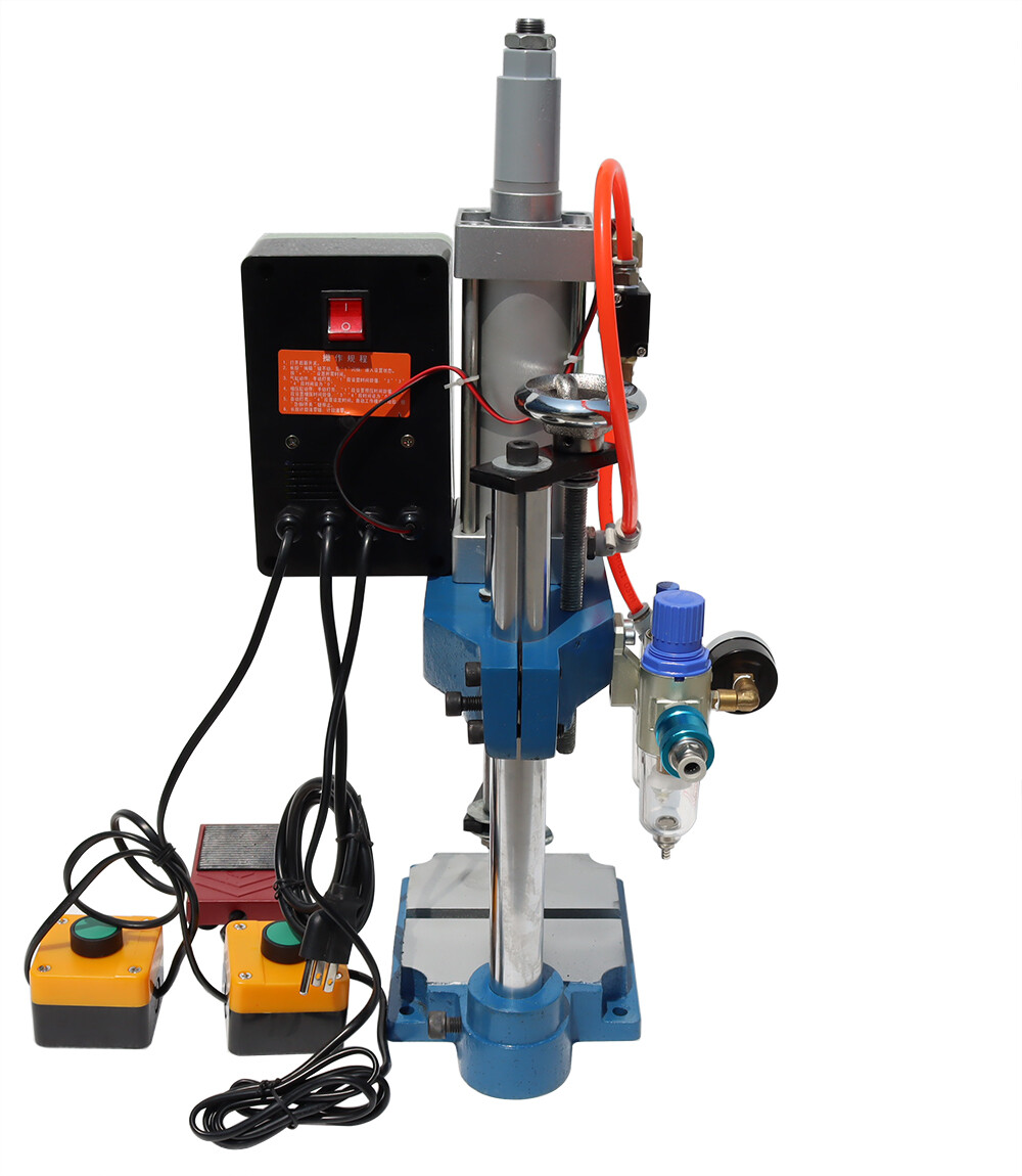 TECHTONGDA 110V 440Lb/200kg Pneumatic Punch Machine with Display Controller