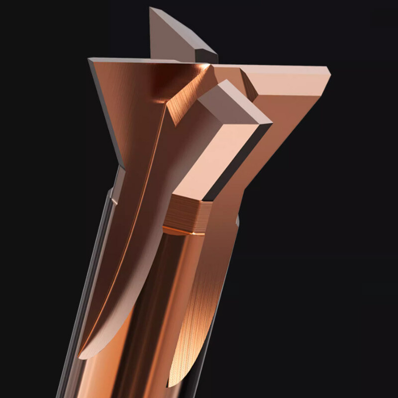 HRC55° Dovetail Milling Cutter Solid Carbide End Mill 1.5mm-16mm 45° 60° Angle