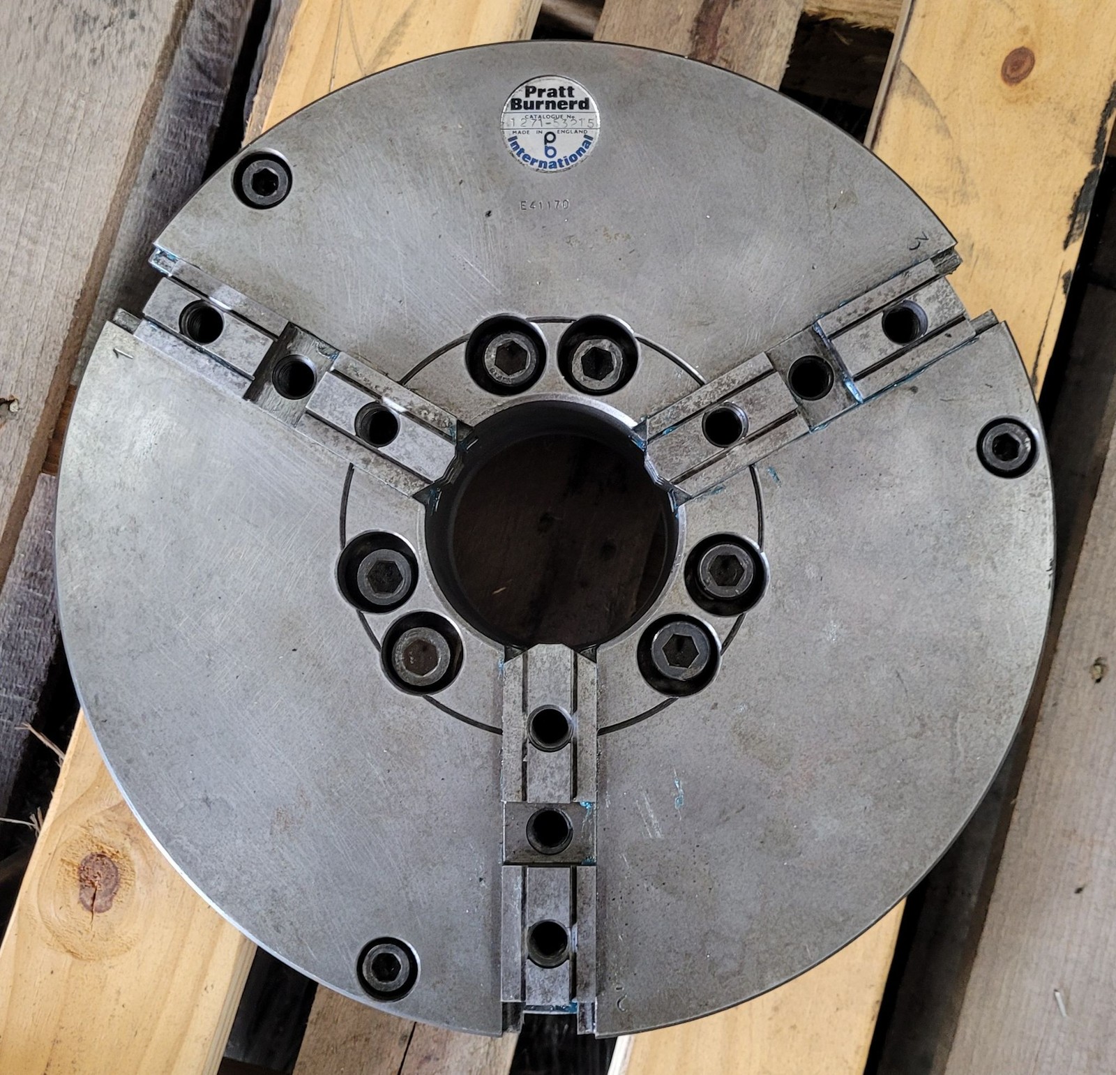 Pratt Burnerd International 12″ 3 Jaw Chuck A1-8 Mount