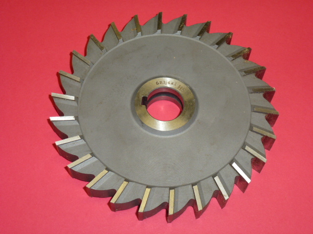 NOS! RHINO TOOLS HS SIDE TOOTH MILLING CUTTER, 6″ x 3/4″ x 1″, USA