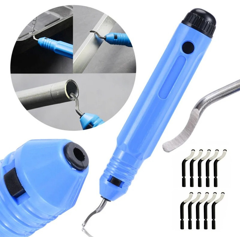 1set NB1100 Deburring Tool Hand Scraper Chamfer Trimming Blade Kit – NEW