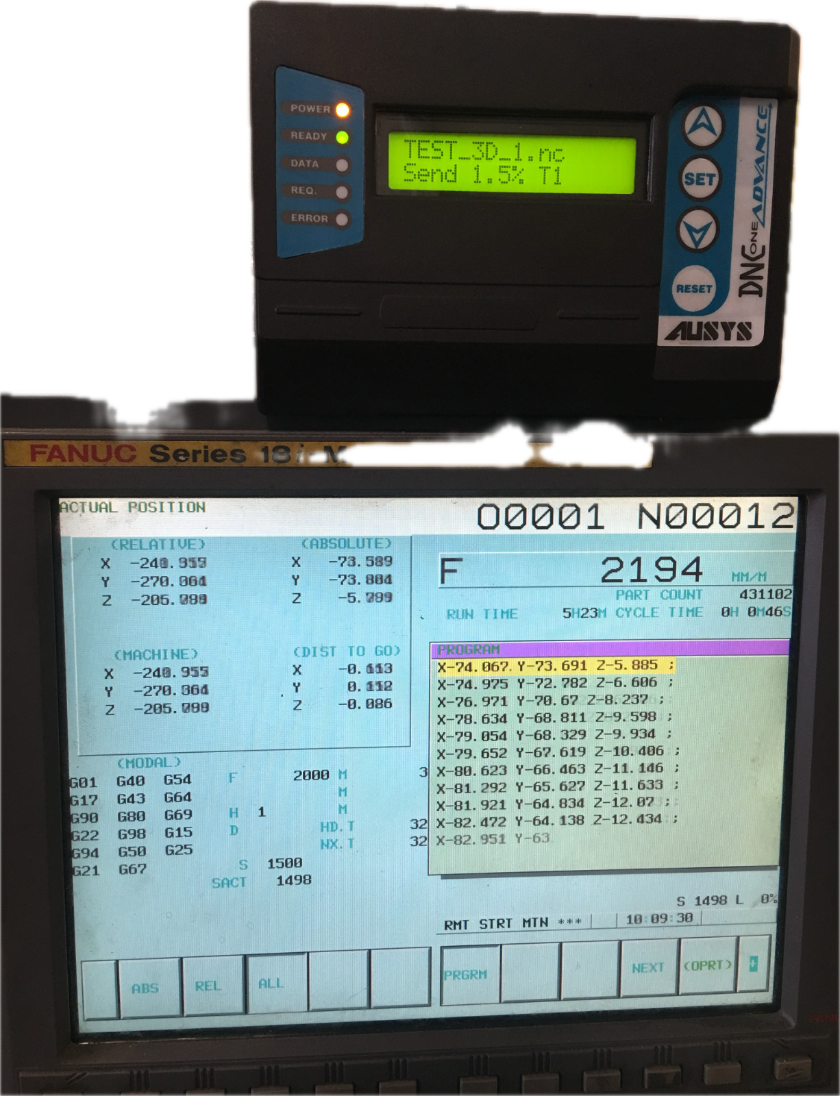 DNC ONE. program transmission device for cnc machine