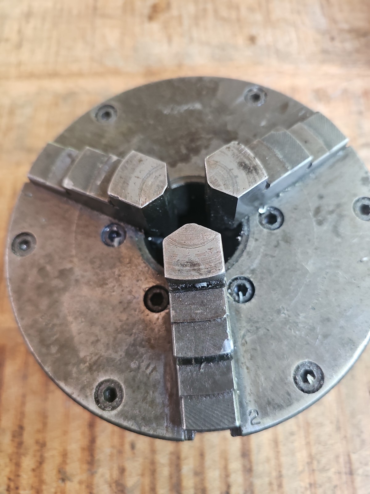 Logan 1063 Lathe 3 Jaw Chuck 6 Inch (no key is included) Nice accessory w mount