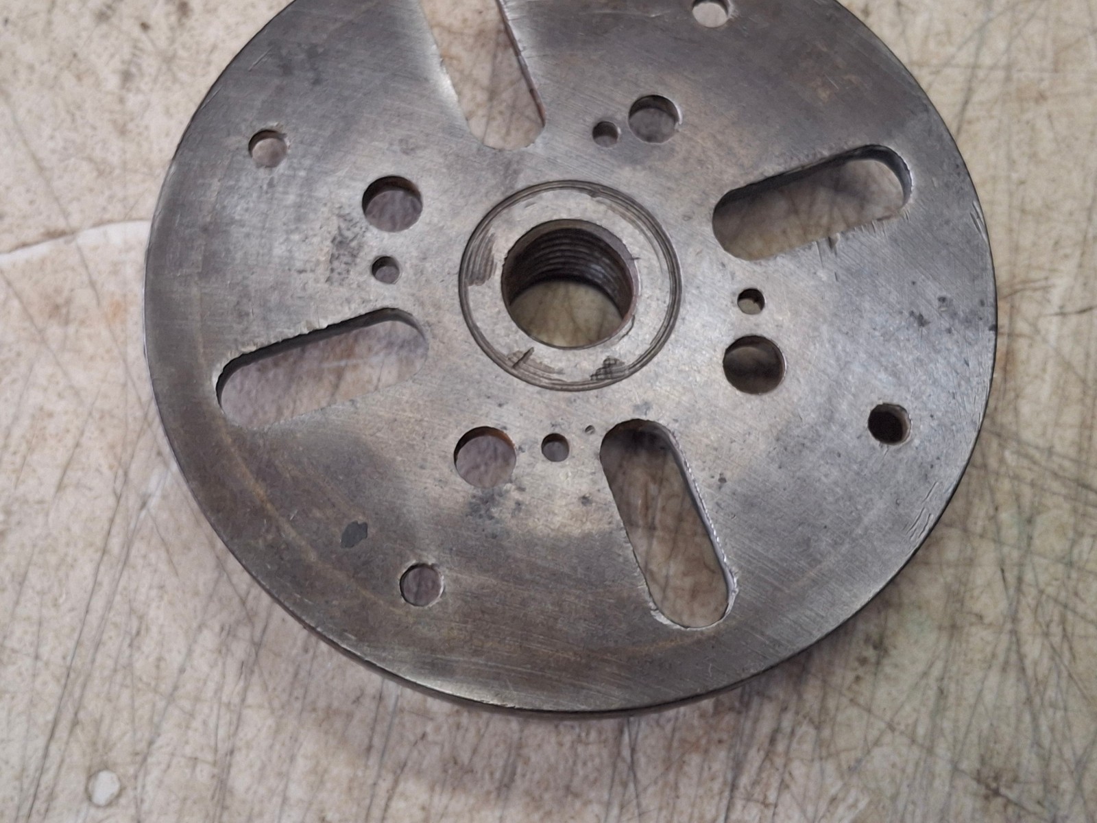 Vintage Atlas Craftsman L3 160 Lathe Dog Face Plate 6″ 8 TPI