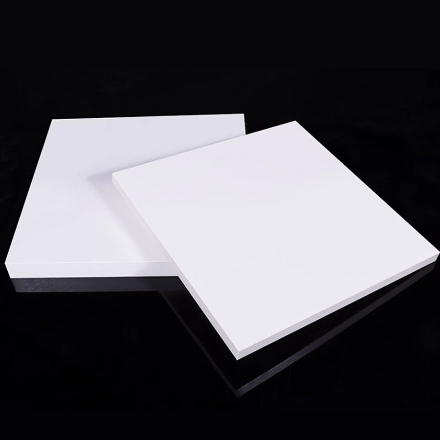 White PTFE Sheet Plate Thick 0.5mm to 30mm Polytetrafluoroethyle Plastic Panel