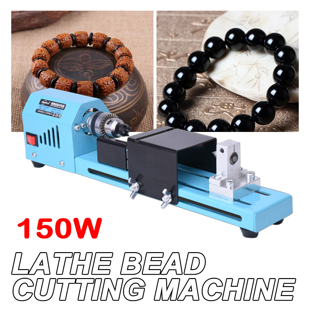 Small Mini Aluminum Alloy Lathe Polishing Machine Woodworking Cutting DIY Tools