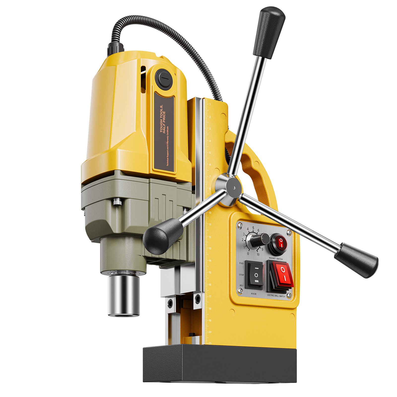 VEVOR Magnetic Drill 1400W 2922lbf/13000N Portable Mag Drill Press 810RPM