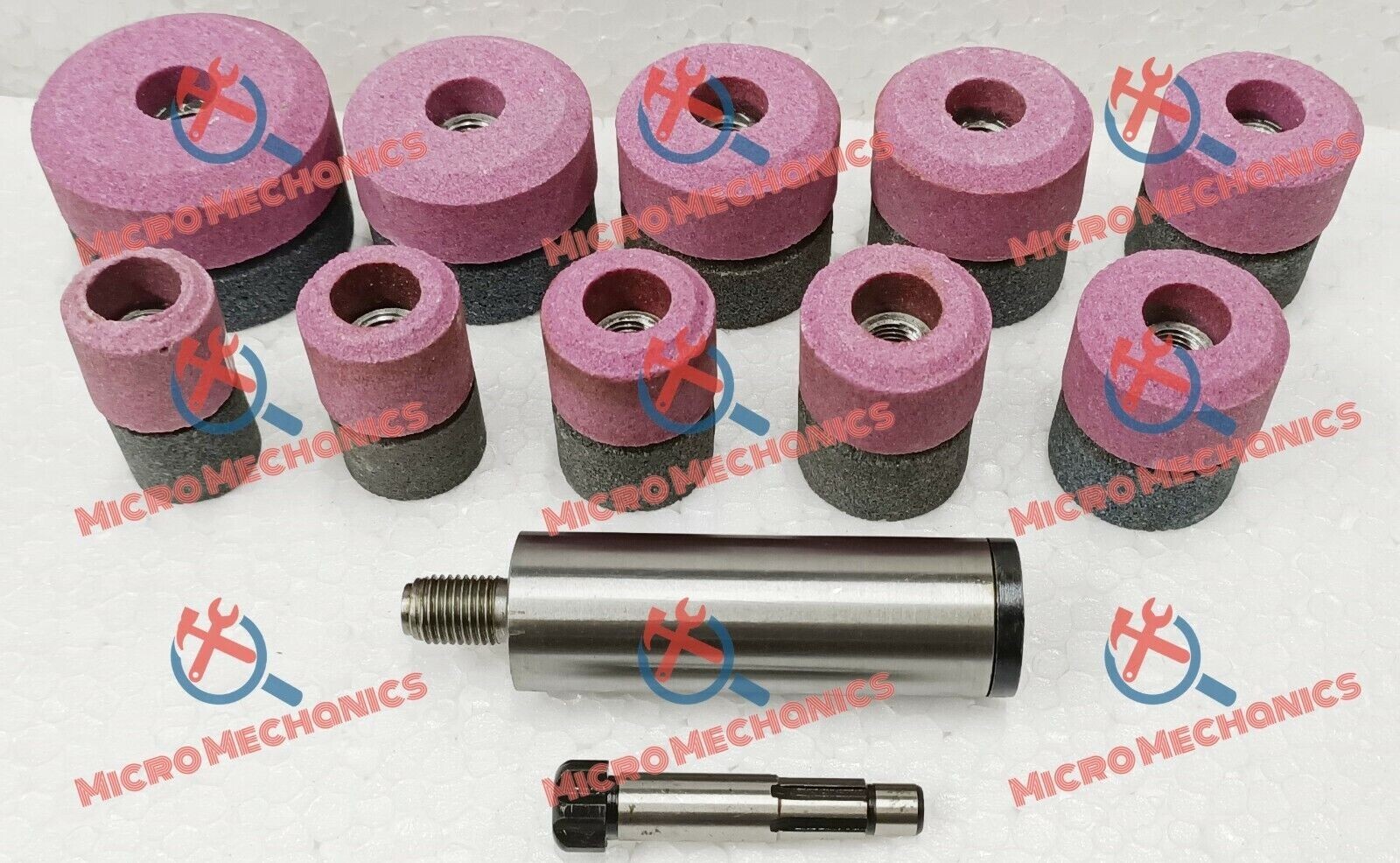 20x Valve Seat Grinding Stones + 2x Stone Holder + 2x Driver SIOUX Thread 11/16″