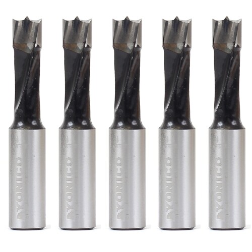 8mm Right Hand Brad Point Boring Bit (5 Pack) – 10mm Shank – Yonico 41108R-5PK