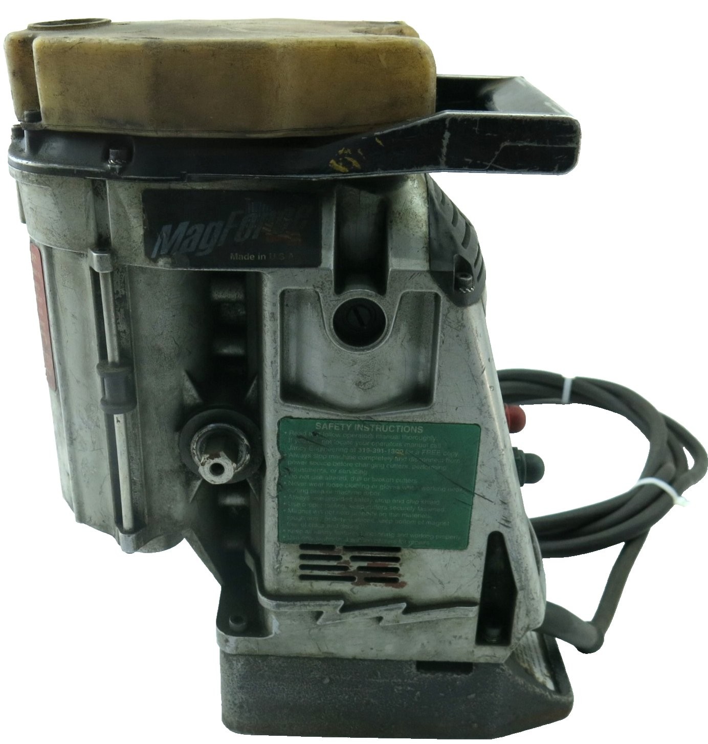Magforce Magnetic Base Drill 120V Made In USA Slugger Drill Compact