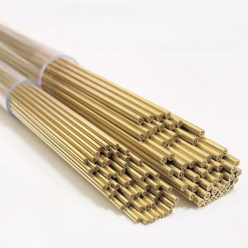 EDM Drilling Machine Multi-Hole Brass Tube Electrode 1.0-3.0mm ×500mm Copper Rod