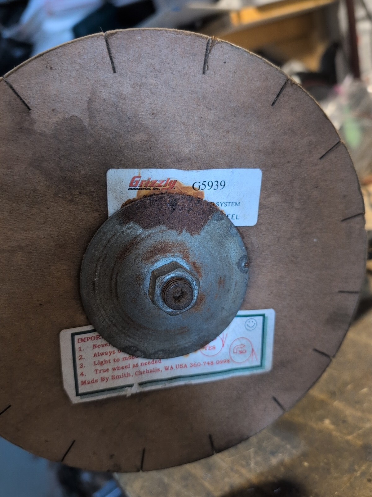 Vintage BALDOR 6” Grinder-Buffer 1/3 HP #610 /3450 RPM /St.Louis Mo. USA