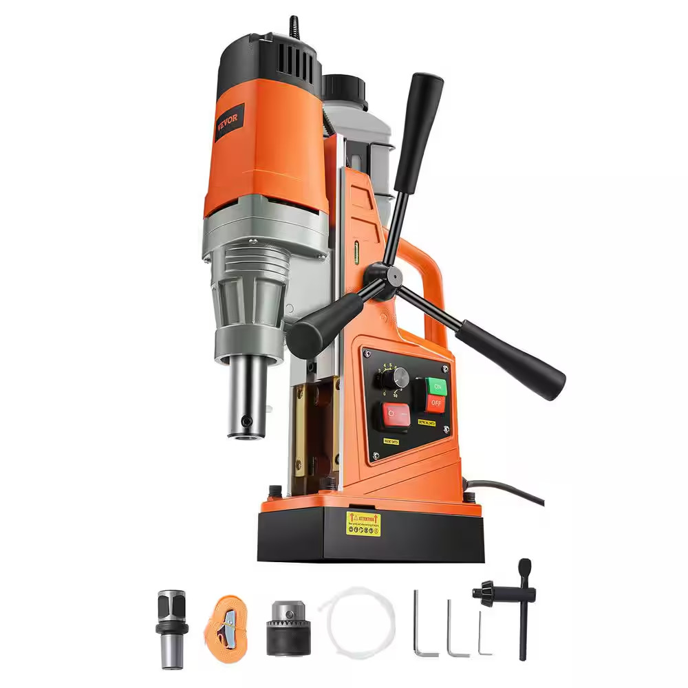 Magnetic Drill, 1550W Motor 2 In. Boring Diameter, 2922 Lbf Portable Electric Ma