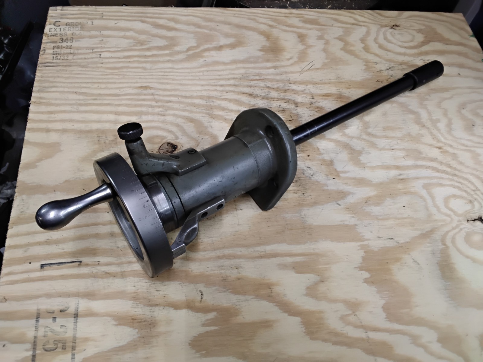 Reid 618HR Grinder Head Elevating Handwheel Assembly
