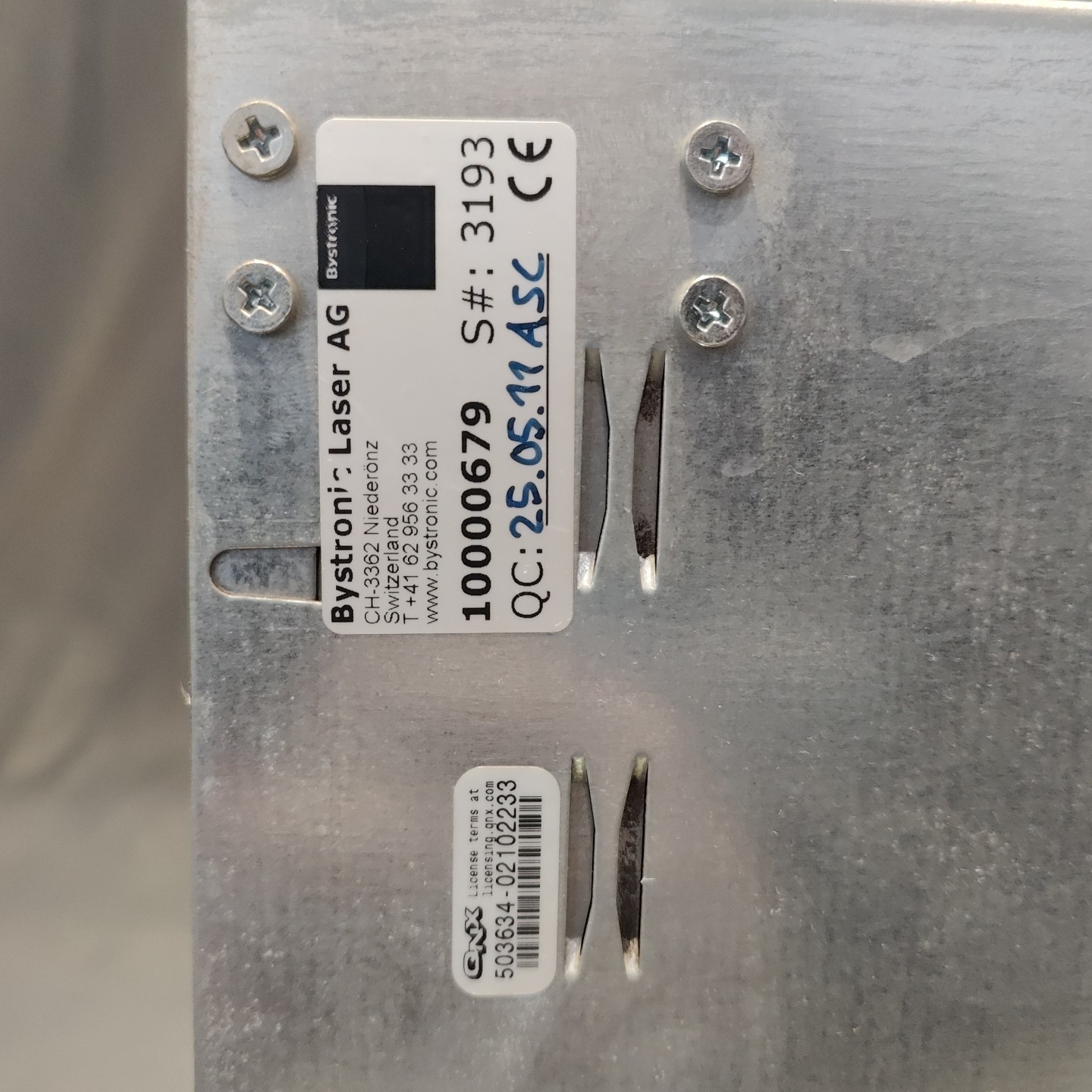 Bystronic 10000679 R.05 Laser Cut Control Module