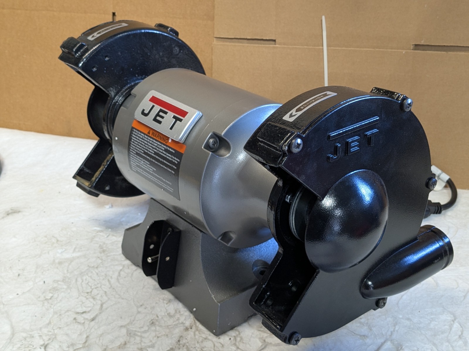 Jet 8" Shop Bench Grinder 3450 RPM 1/2 HP 115v 8 Amp 577102 Used