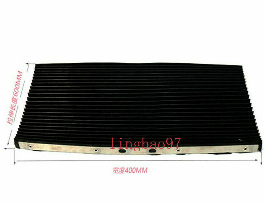 CNC Bridgeport Milling Machine Accordion Type&Retractable Way Black Rubber Cover