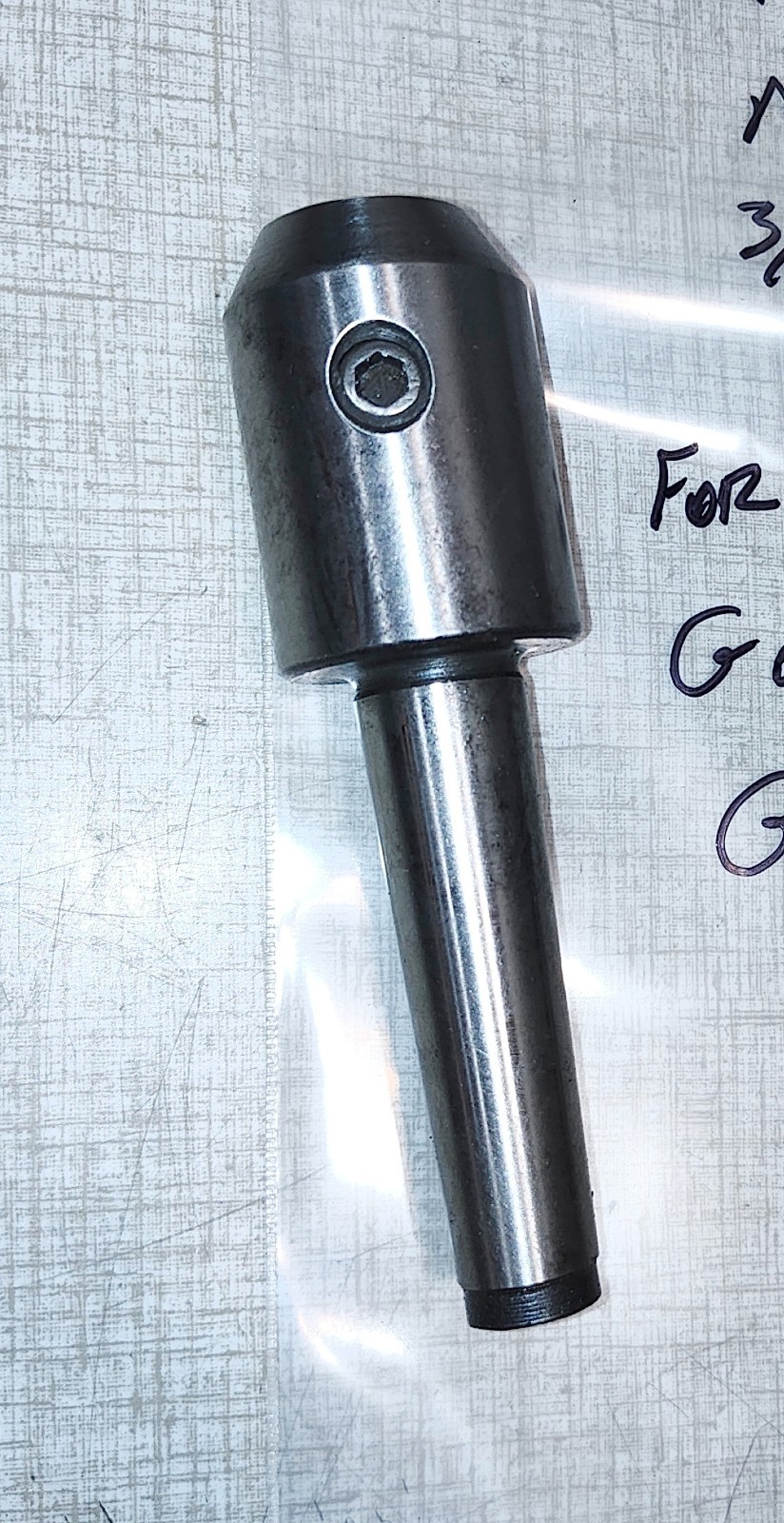 Emco Maximat V10 V10-P Lathe: 3/8″ Tool Holder MT2 3/8″x16 Drawbar Thread G07Z